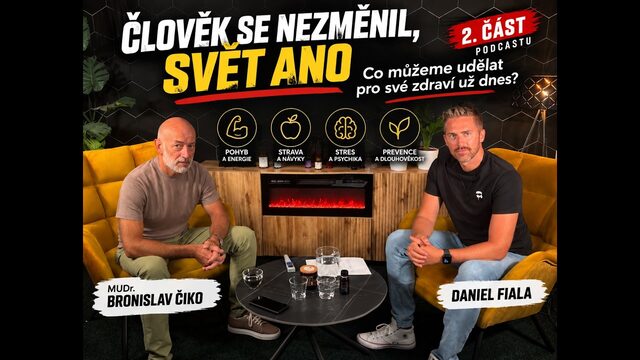 Náhľad podcastu SupraMedEx — síla přírody: Čiko & Fiala, 2. časť o vplyve moderného života na zdravie ďasien (video v češtine)